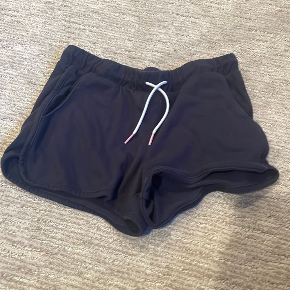 Old navy,navy blue,pink drawstring tips,shorts used